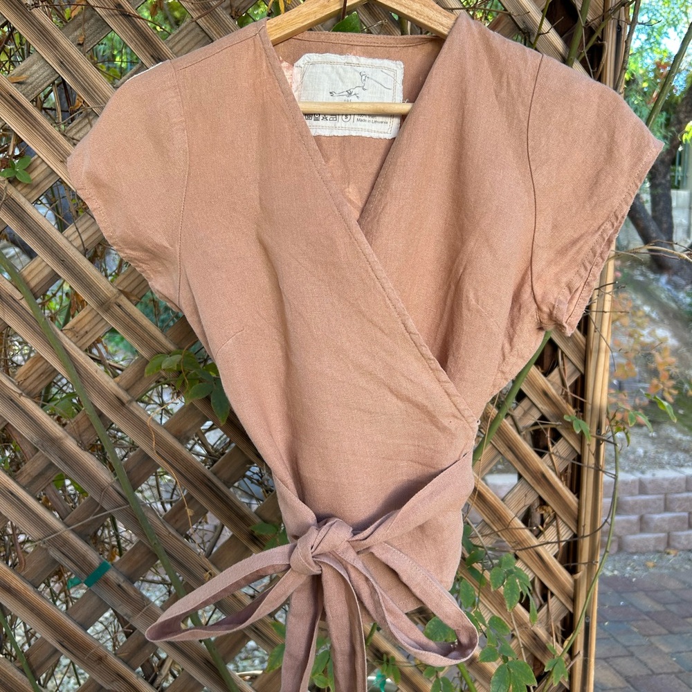 NotPerfectLinen Madrid Wrap Shirt